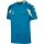 hummel Sport-Shirt hmlCORE 2.0 (rec. Polyester, optimale Bewegungsfreiheit) kurzarm blau/limegrün Jungen