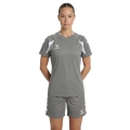 hummel Sport-Shirt hmlCORE 2.0 (rec. Polyester, optimale Bewegungsfreiheit) grau/weiss Damen