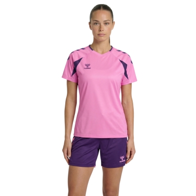 hummel Sport-Shirt hmlCORE 2.0 (rec. Polyester, optimale Bewegungsfreiheit) pink/violet Damen