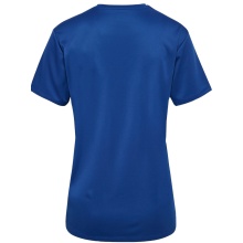 hummel Sport-Shirt hmlESSENTIAL (100% rec. Polyester) Kurzarm dunkelblau Damen