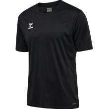 hummel Sport-Tshirt hmlESSENTIAL (100% rec. Polyester) Kurzarm schwarz Kinder