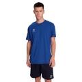 hummel Sport/Freizeit-Tshirt hmlGO 2.0 (Bio-Baumwolle, klassisch Design) Kurzarm royalblau Herren
