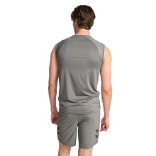 hummel Sport-Tank hmlPRO Training Jersey (schnelltrocknend) grau Herren