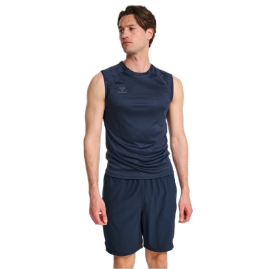 hummel Sport-Tank hmlPRO Training Jersey (schnelltrocknend) marineblau Herren