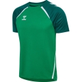 hummel Sport-Tshirt hmlLEAD 2.0 Jersey (rec. Polyester, schnelltrocknend) grün Herren