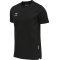 hummel Sport-Tshirt hmlMOVE Grid Cotton (100% Baumwolle) Kurzarm schwarz Herren