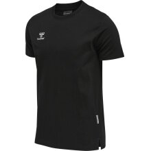 hummel Sport-Tshirt hmlMOVE Grid Cotton (100% Baumwolle) Kurzarm schwarz Herren
