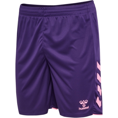 hummel Sporthose hmlCORE 2.0 Shorts (angenehmes Tragegefühl) kurz violett/pink Herren