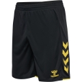 hummel Sporthose hmlCORE 2.0 Shorts (angenehmes Tragegefühl) kurz schwarz/gelb Herren