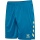 hummel Sporthose hmlCORE 2.0 Shorts (angenehmes Tragegefühl) kurz blau/limegrün Herren