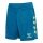 hummel Sporthose hmlCORE 2.0 Shorts (angenehmes Tragegefühl) blau/limegrün Kinder