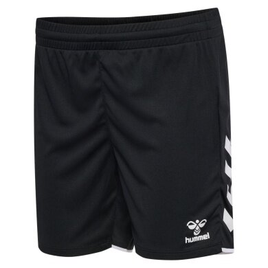 hummel Sporthose hmlCORE 2.0 Shorts (angenehmes Tragegefühl) kurz schwarz/weiss Damen