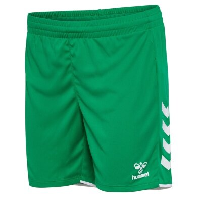 hummel Sporthose hmlCORE 2.0 Shorts (angenehmes Tragegefühl) kurz hellgrün/weiss Damen