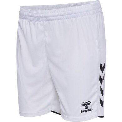 hummel Sporthose hmlCORE 2.0 Shorts (angenehmes Tragegefühl) kurz weiss/schwarz Damen