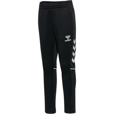 hummel Sporthose hmlCORE 2.0 Training Pants (Polyester-Sweatstoff) lang schwarz/weiss Kinder