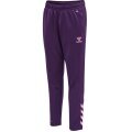 hummel Sporthose hmlCORE XK Poly Pants (Polyester-Sweatstoff, mit Reißverschlusstaschen) Lang violett Kinder