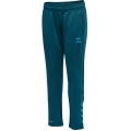 hummel Sporthose hmlCORE XK Poly Pants (Polyester-Sweatstoff, mit Reißverschlusstaschen) Lang coralblau Kinder