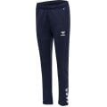 hummel Sporthose hmlCORE XK Poly Pants (Polyester-Sweatstoff, mit Reißverschlusstaschen) lang marineblau Damen