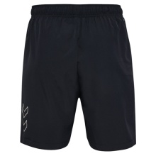 hummel Sporthose hmlCOURT Pocket Shorts (atmungsaktiv, schnelltrocknend) kurz schwarz/grau Herren