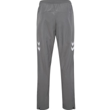 hummel Sporthose hmlLEAD 2.0 Woven Pant (rec. Polyester, atmungsaktiv) lang grau Herren