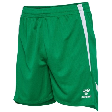 hummel Sporthose hmlLEAD 2.0 Shorts (rec. Polyester, schnelltrocknend) kurz grün Herren