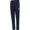 hummel Sporthose hmlLEAD Poly Pants (Seitentaschen, dehnbarer Sweatstoff) Lang marineblau Kinder