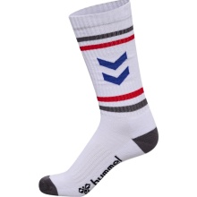 hummel Sportsocken Chevron High Crew Retro weiss/schwarz - 3 Paar