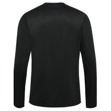 hummel Sport-Langarmshirt hmlESSENTIAL Sweatshirt (Interlock-Stoff) schwarz Herren