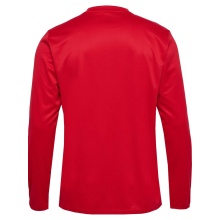 hummel Sport-Langarmshirt hmlESSENTIAL Sweatshirt (Interlock-Stoff) rot Herren