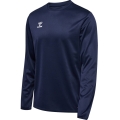 hummel Sport-Langarmshirt hmlESSENTIAL Sweatshirt (Interlock-Stoff) marineblau Herren