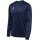 hummel Sport-Langarmshirt hmlESSENTIAL Sweatshirt (Interlock-Stoff) marineblau Herren
