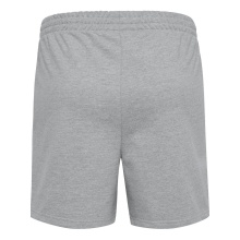 hummel Freizeithose hmlGO 2.0 Sweatshorts (Bio-Baumwolle) kurz grau Damen
