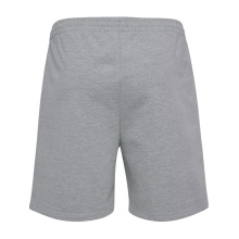 hummel Freizeithose hmlGO 2.0 Sweatshorts (Bio-Baumwolle) kurz grau Herren