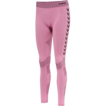 hummel Funktionsunterwäsche Sport-Tight Seamless nahtlos (atmungsaktiv, enganliegend) lang pink Damen