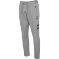 hummel Trainingshose hmlCIMA 2.0 Pants (rec. Polyester, mit Reißverschlusstaschen) lang grau Herren