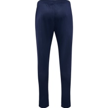 hummel Trainingshose hmlESSENTIAL Pant (Interlock-Stoff) lang marineblau Herren