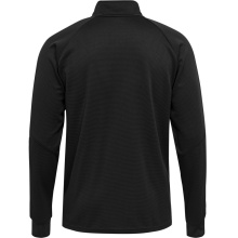 hummel Sport-Trainingsjacke hmlAUTHENTIC Poly Zip (gestrickter Polyester, mit Reißverschlusstaschen) schwarz Herren