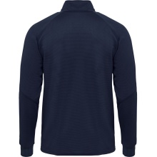 hummel Sport-Trainingsjacke hmlAUTHENTIC Poly Zip (gestrickter Polyester, mit Reißverschlusstaschen) marineblau Herren