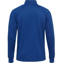 hummel Sport-Trainingsjacke hmlAUTHENTIC Poly Zip (gestrickter Polyester, mit Reißverschlusstaschen) dunkelblau Herren