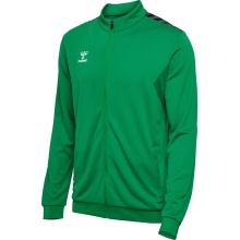 hummel Sport-Trainingsjacke hmlAUTHENTIC PL Full-Zip (100% Polyester) grün Herren