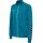 hummel Sport-Trainingsjacke hmlAUTHENTIC Poly Zip (gestrickter Polyester, mit Reißverschlusstaschen) tealblau Damen