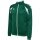 hummel Trainingsjacke hmlCORE 2.0 Track Zip (100% rec. Polyester) dunkelgrün/weiss Herren