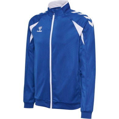 hummel Trainingsjacke hmlCORE 2.0 Track Zip (100% rec. Polyester) blau/weiss Herren