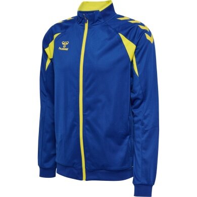 hummel Trainingsjacke hmlCORE 2.0 Track Zip (100% rec. Polyester) blau/gelb Herren