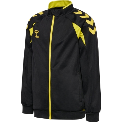 hummel Trainingsjacke hmlCORE 2.0 Track Zip (100% rec. Polyester) schwarz/gelb Jungen