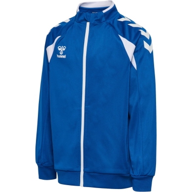 hummel Trainingsjacke hmlCORE 2.0 Track Zip (100% rec. Polyester) blau/weiss Jungen