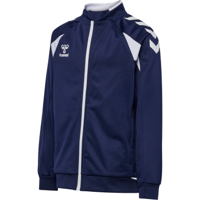 hummel Trainingsjacke hmlCORE 2.0 Track Zip (100% rec. Polyester) marineblau/weiss Jungen