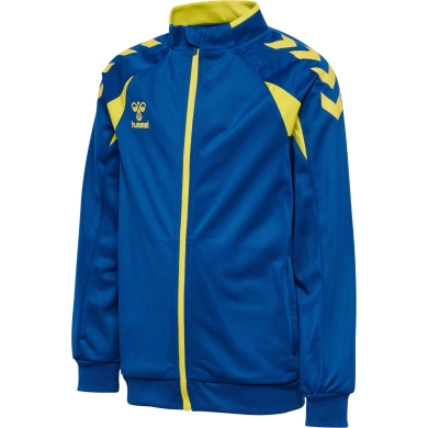 hummel Trainingsjacke hmlCORE 2.0 Track Zip (100% rec. Polyester) blau/gelb Jungen