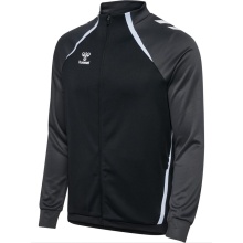 hummel Trainingsjacke hmlLEAD 2.0 Track Zip (hohe Atmungsaktivität) schwarz/asphaltgrau Herren