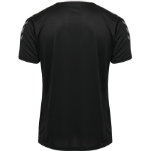 hummel Sport-Tshirt hmlAUTHENTIC Poly Jersey (leichter Jerseystoff) Kurzarm schwarz/weiss Herren